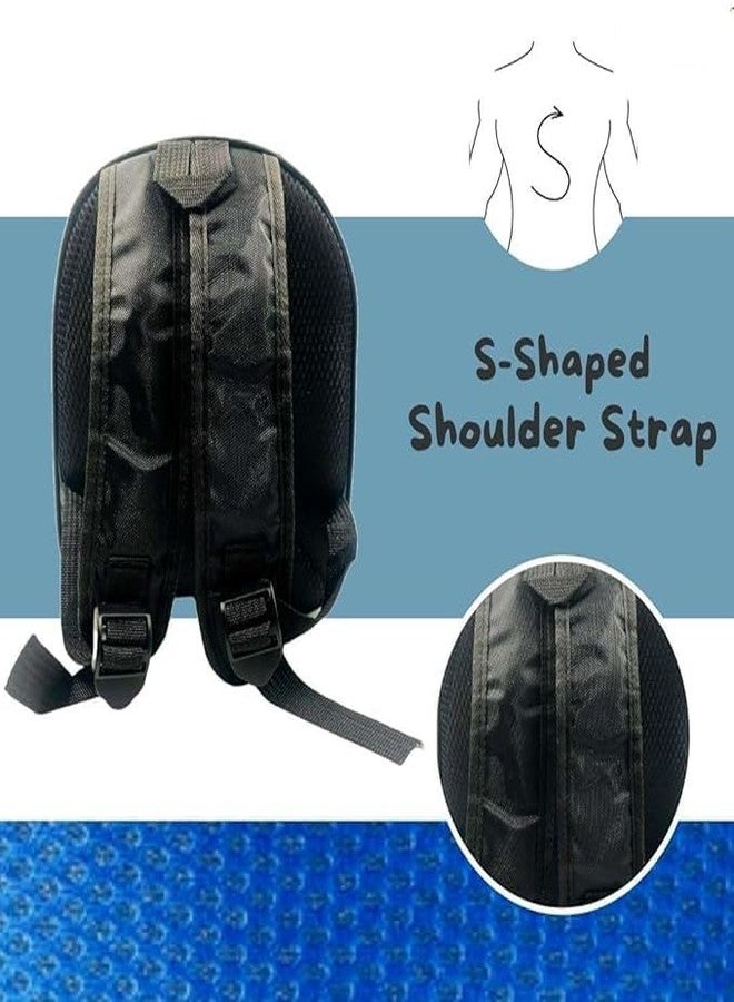 شيري بوكس حقيبة ظهر للأطفال من CherryBox برسومات كرتونية - حقيبة مناسبة لمرحلة ما قبل المدرسة، والمدرسة، ومنطقة اللعب، ورياض الأطفال - حقيبة نزهة صغيرة للأطفال الصغار - حقائب صغيرة خفيفة الوزن للأطفال (أزرق وأحمر برسومات كرتونية) - Image 4